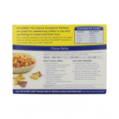 Splenda SPLENDA 100 SACHET Powder 100 gm Splenda SPLENDA 100 SACHET Powder 100 gm