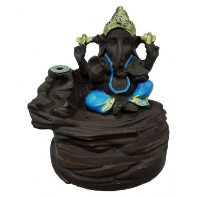 Spreading Smiles Buddha Smoke Fountain Resin Ganesha Idol 8 x 8 cms Pack of 1