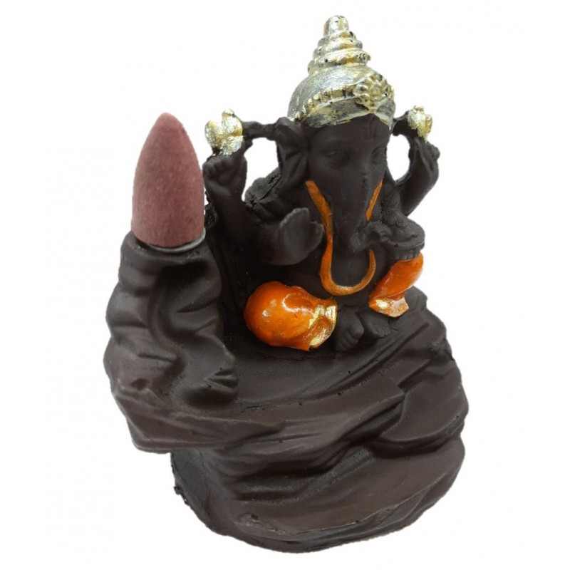 Spreading Smiles Buddha Smoke Fountain Resin Ganesha Idol 8 x 8 cms Pack of 1