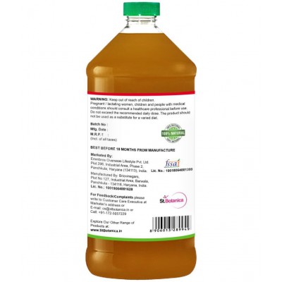 St.Botanica Apple Cider Vinegar with mother vinegar - 500ml
