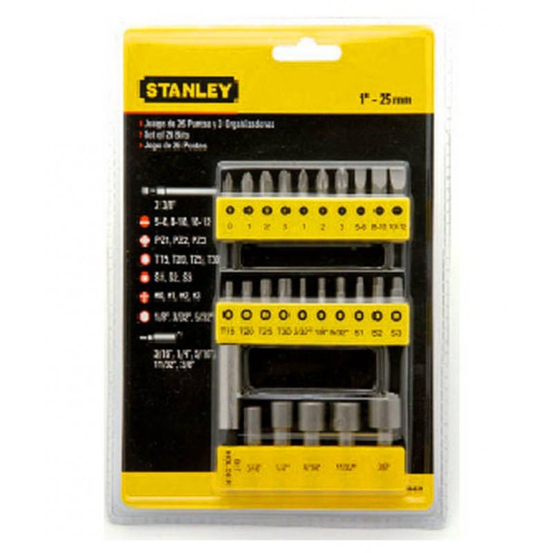 Stanley - Screwdrivers & Keys – 68-071 (29 Piece) Screwdriver Insert Bit Set