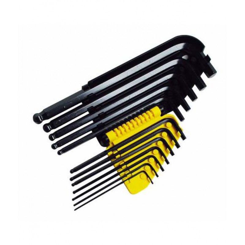 Stanley  (69-256-22) Allen Set - 9 Pieces - Metric, Long Arm, Ball