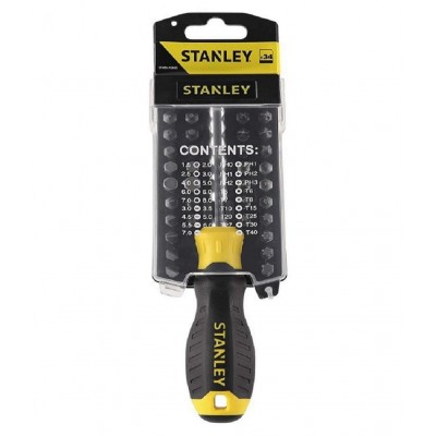 Stanley 34 Pcs Screwdriver Set