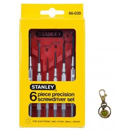 Stanley Pack Of 06 Pcs Precision Screw Driver Set