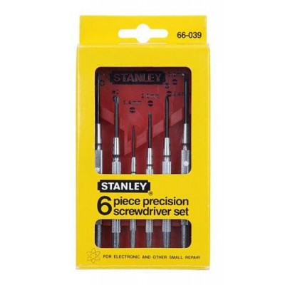 Stanley Screwdriver & Keys - (66-039) Precision Screwdriver Set - 6 Piece