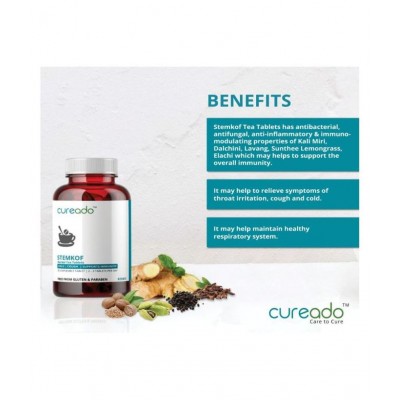 Stemkof Herbal Tea Tablets: Tea for Cold and Cough/ Tea for Cold/ Best Herbal Tea Supplements/ Immunity Tea/ Cough Tea/ Immunity Booster/ Herbal Kadha/ Kwath (30 Tablets) Stemkof Herbal Tea Tablets: Tea for Cold and Cough/ Tea for Cold/ Best Herbal Tea Supplements/ Immunity Tea/ Cough Tea/ Immunity Booster/ Herbal Kadha/ Kwath (30 Tablets)