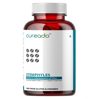 Stemphyles Ayurvedic Tablets for management of Piles, Fissure, Fistula, Inflammation & Constipation (60 Tablets) Stemphyles Ayurvedic Tablets for management of Piles, Fissure, Fistula, Inflammation & Constipation (60 Tablets)