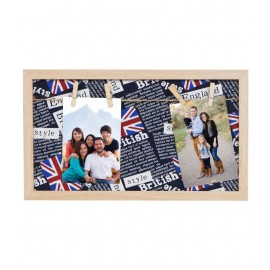 Story@Home Wood Wall Hanging Multicolour Collage Photo Frame - Pack of 1