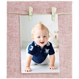 Story@Home Wood Wall Hanging Pink Single Photo Frame - Pack of 1