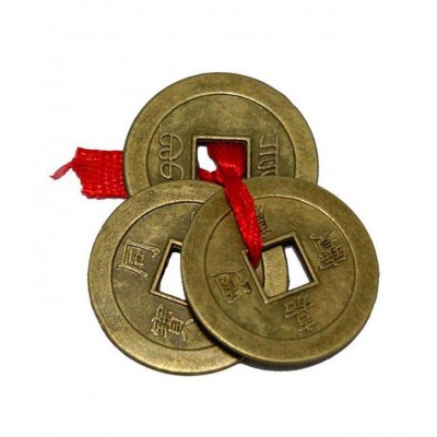 Subh Store Feng Shui 6 Chinese Coins For Wealth & Goodluck