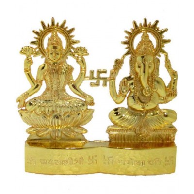 Sumoni Laxmi Ganesh Brass Idol