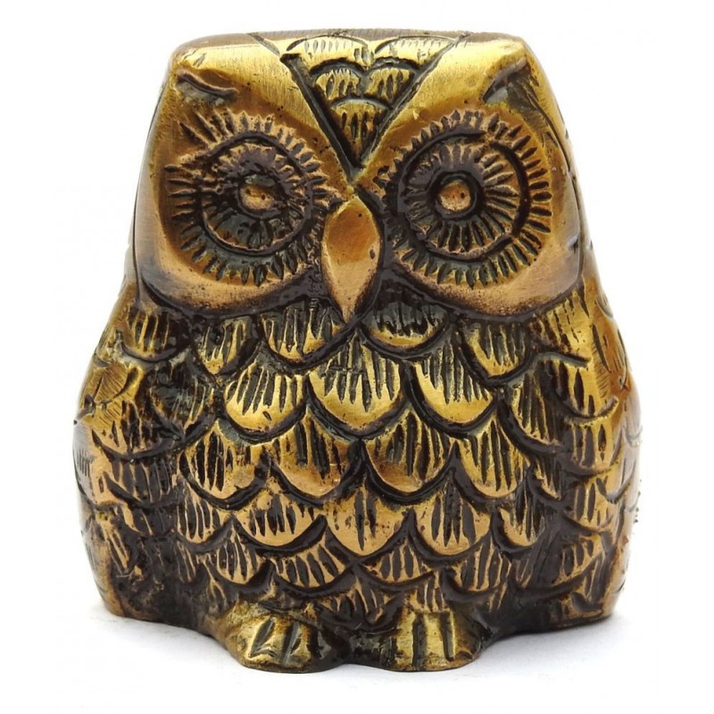 Susajjit Decor Brass Owl