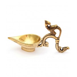 Susajjit Decor Brass Table Diya - Pack of 1