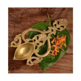 Susajjit Decor Brass Table Diya - Pack of 1