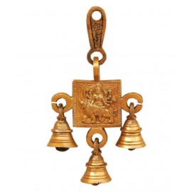 Susajjit Decor Durga Brass Idol ( Size-17Cm)