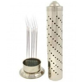 SwadesiBuyzzar White Stainless Steel Agarbatti Stand Holder