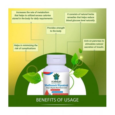 Swakalyan Madhumeh Niyantrak for Diabetes Capsule 60 no.s Pack Of 1