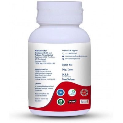 Swakalyan Raktchap Niyantrak Herbal Blood Pressure Capsule 60 no.s Pack Of 1