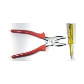 TAPARIA Set of 2 Hand Tool Combo (Plier 210mm/Neon Bulb Tester(813)