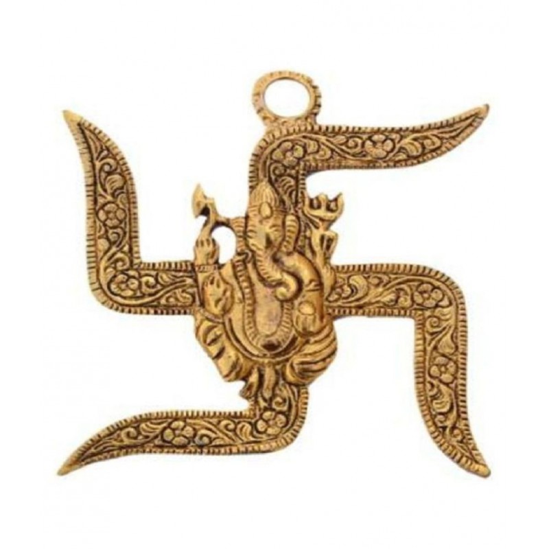 TEVATIYA Handcrafted Shri Ganesha Wall Hanging god idol for Home and Office