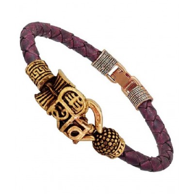 TEVATIYA LORD SHIVA AND TRIDENT DAMRU KADA BRACELET