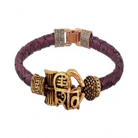 TEVATIYA LORD SHIVA AND TRIDENT DAMRU KADA BRACELET