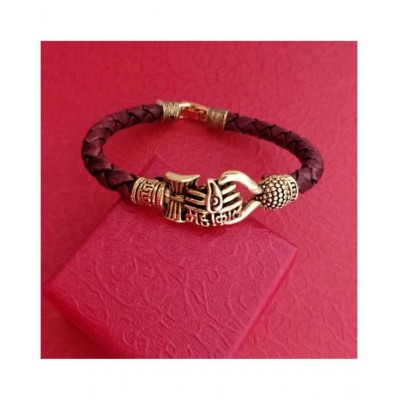 TEVATIYA'S MAHAKAL and Damroo Shiva Kada Bracelet for Men and Women