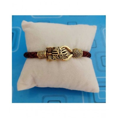 TEVATIYA'S MAHAKAL and Damroo Shiva Kada Bracelet for Men and Women