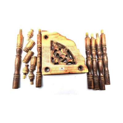 TFS Brown Wood Handicraft Showpiece - Pack of 1