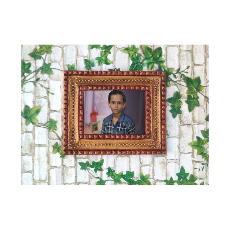 TFS Wood Wall Hanging Antique Single Photo Frame - Pack of 1
