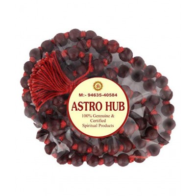 THE ASTRO HUB Red Chandan Mala, red Chandan mala, red Sandal mala, red Sandal Beads mala, lal Chanda mala, red Sandal Wood mala, Sandal mala