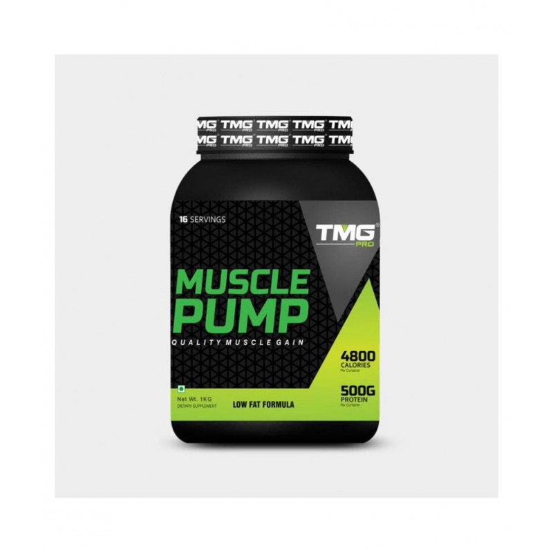 THE MUSCLE GUIDE MUSCLE PUMP (PROTEIN, MASS GAINER  POWER & STRE) 1 kg Mass Gainer Powder