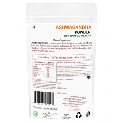 TRIKUND ASHWAGANDHA Powder 500 gm Pack Of 1