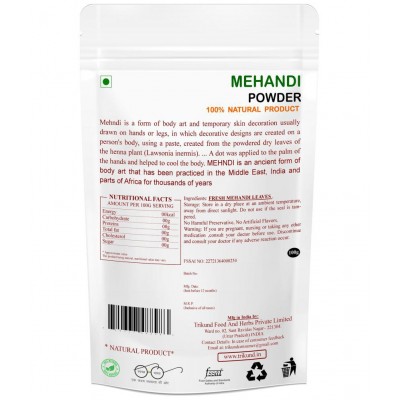 TRIKUND MEHANDI  POWDER 100 gm