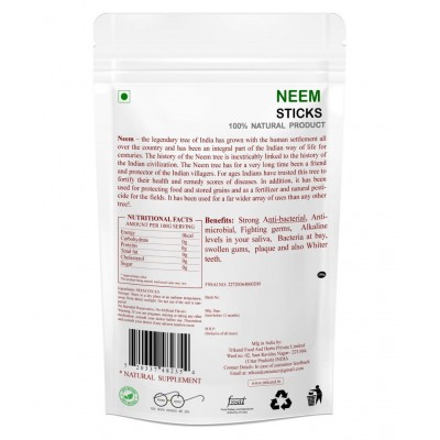 TRIKUND NEEM STICKS Raw Herbs 250 gm