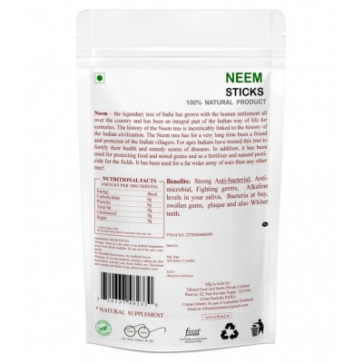 TRIKUND NEEM STICKS Raw Herbs 50 gm