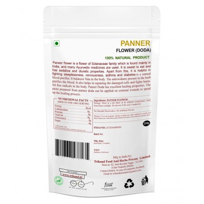 TRIKUND PANNER FLOWER Raw Herbs 250 gm