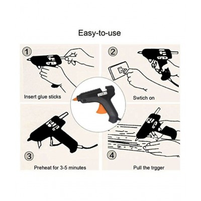 Take care glue gun with 5 glue sticks 40 Watt Glue Gun