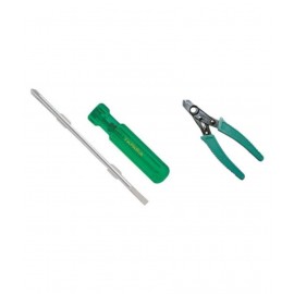 Taparia Set of 2 Hand Tool Combo (Wire Stripper & Cutter (WS06)/ Double End Screwdriver)