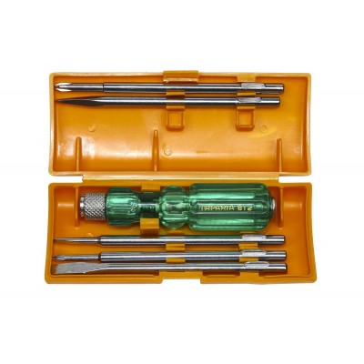 Taparia Tool Kit 812 Screwdriver Kit/Set with Neon Bulb