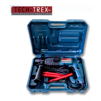 Tech-Trex - T2-20 Rotary Hammer 700W 20mm Corded Drill Machine with Bits