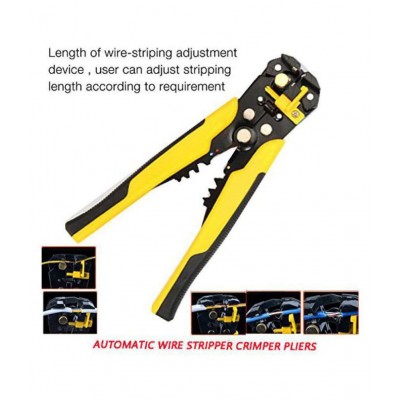 Techtest Wire Stripping Tool 8 Inch Self-Adjusting Cable Stripper Industry Stranded Wire Cutting