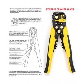 Techtest Wire Stripping Tool 8 Inch Self-Adjusting Cable Stripper Industry Stranded Wire Cutting