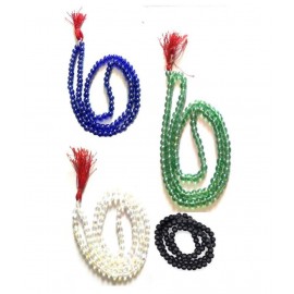 Tevatiya Multicolour (Blue/Green/White Crystal) Malas