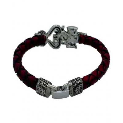 Tevatiya's Silver Lion Kada for Men & Women