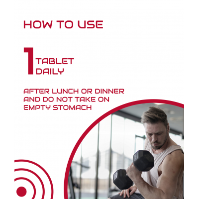 The Kobra Testosterone Booster For Men, Strength, Stamina & Muscle Growth Supplement, 30 Tablets