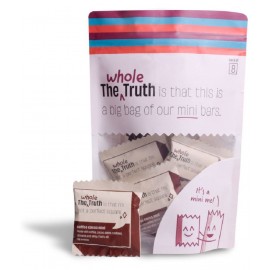 The Whole Truth - Mini Protein Bars - Coffee Cocoa- Pack of 8 - 8 x 27g - No Added Sugar - All Natural