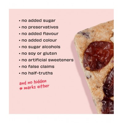 The Whole Truth - Mini Protein Bars - Cranberry - Pack of 8 - 8 x 27g - No Added Sugar - All Natural The Whole Truth - Mini Protein Bars - Cranberry - Pack of 8 - 8 x 27g - No Added Sugar - All Natural