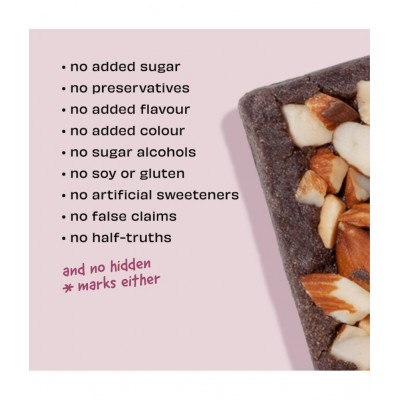 The Whole Truth - Mini Protein Bars - Double Cocoa- Pack of 8 - 8 x 27g - No Added Sugar - All Natural