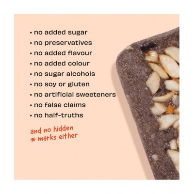The Whole Truth - Protein Bar Minis - Peanut Cocoa - Pack of 8 - 8 x 27g - No Added Sugar - All Natural